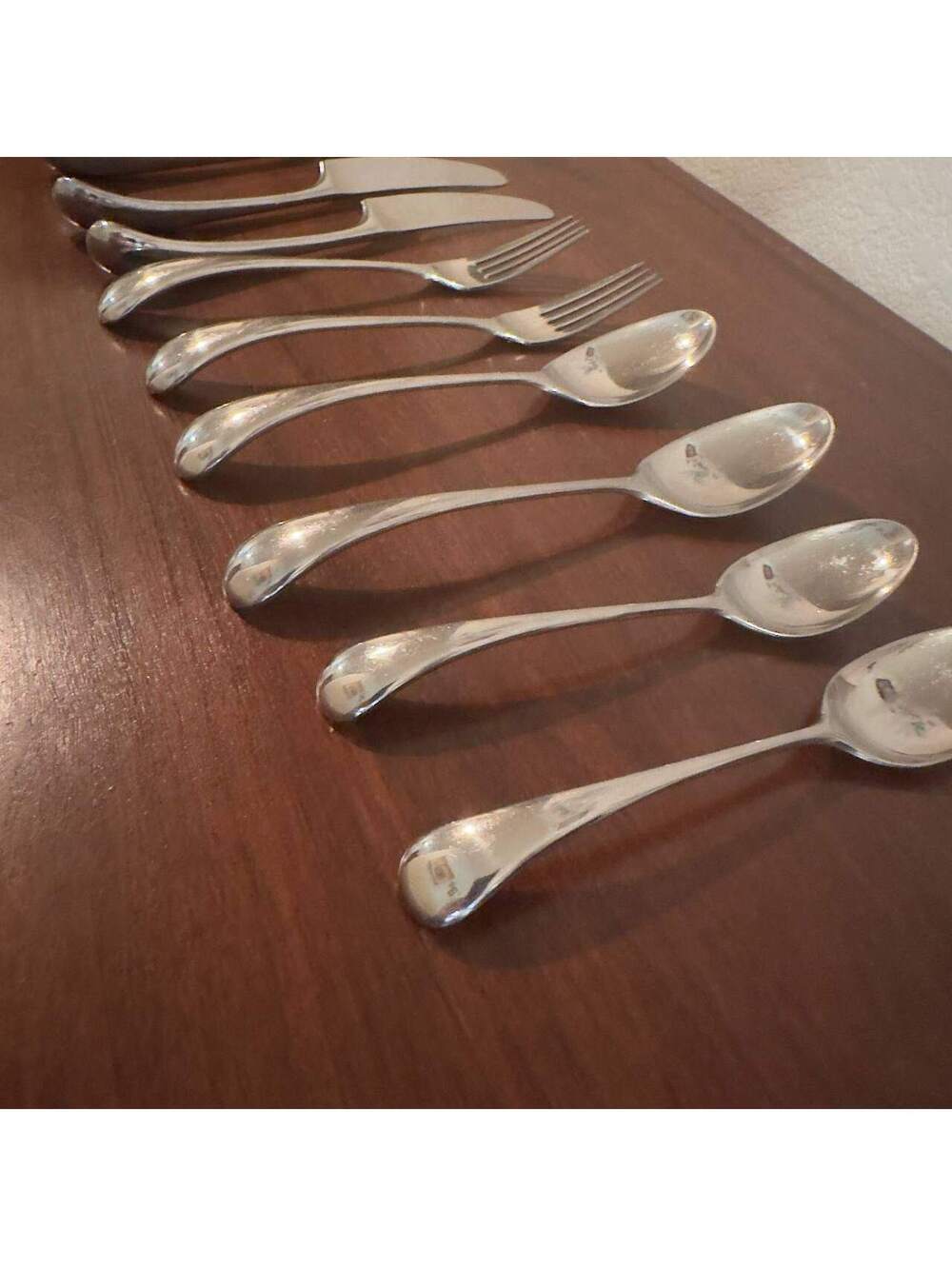 Vintage Dansk Torun Japan Flatware 9 Pc Set Vivianna Torun MCM Stainless